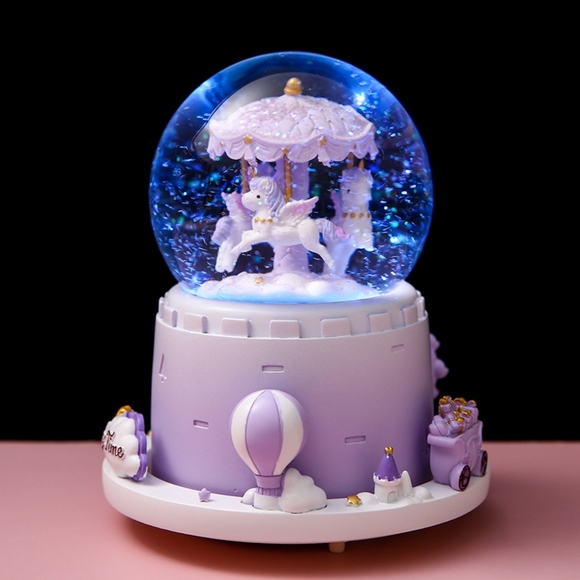 Happy Times Music Box Snowglobes - Picture 3 of 5